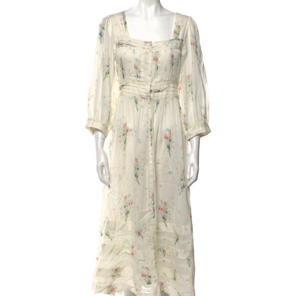 Doen Minta dress in painted bouquet 💐